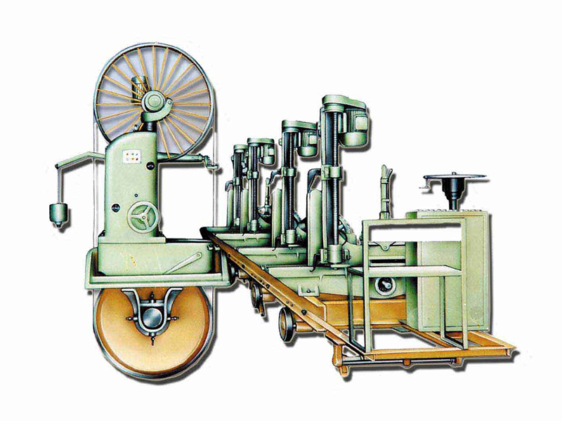 跑车木工带锯机